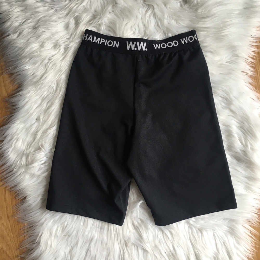 Women's Black Champion X Wood Wood Slim-Fit Short - Picture 3 of 4